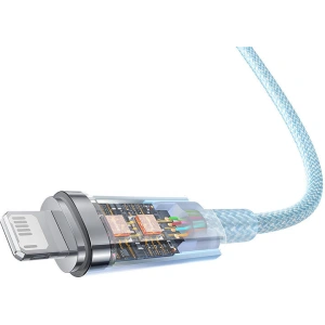 Kabel Baseus Explorer Series USB-A/Lightning 1m 2.4A (modrý)