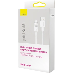 Baseus Explorer Series USB-A/Lightning Cable 1m 2.4A (white)