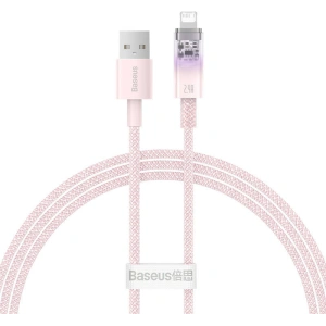 Baseus Explorer Series USB-A/Lightning Cable 1m 2.4A (pink)