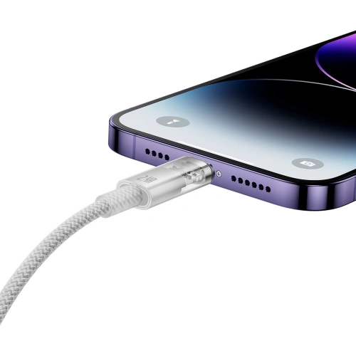 Kup Kabel Baseus Explorer Series USB-A/Lightning 1m 2.4A (bílý) - BSU4360 - {ean13} - Sklep Home Screen