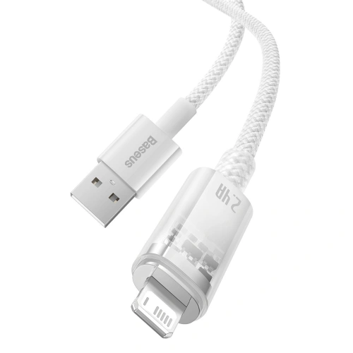 Kup Kabel Baseus Explorer Series USB-A/Lightning 1m 2.4A (bílý) - BSU4360 - {ean13} - Sklep Home Screen