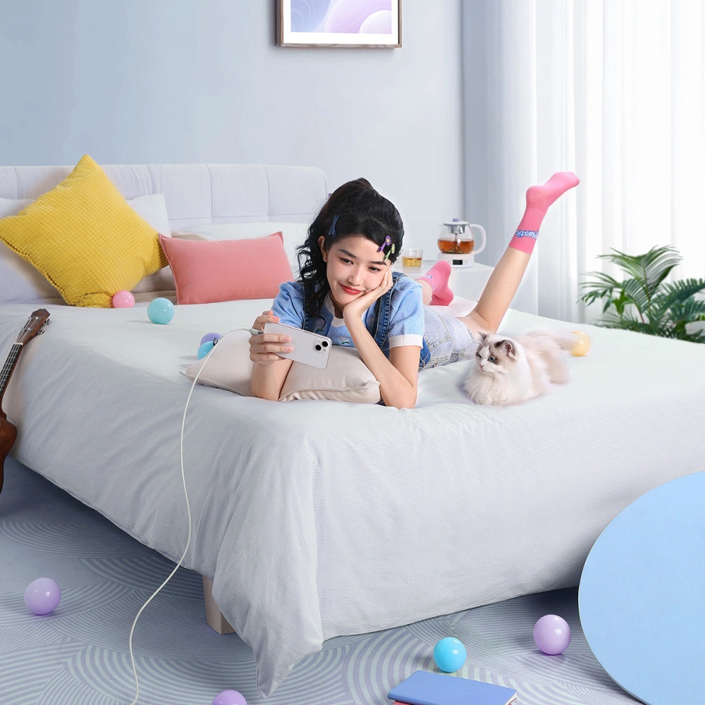 Kabel Baseus Explorer Series USB-A/Lightning 1m 2.4A (biały)