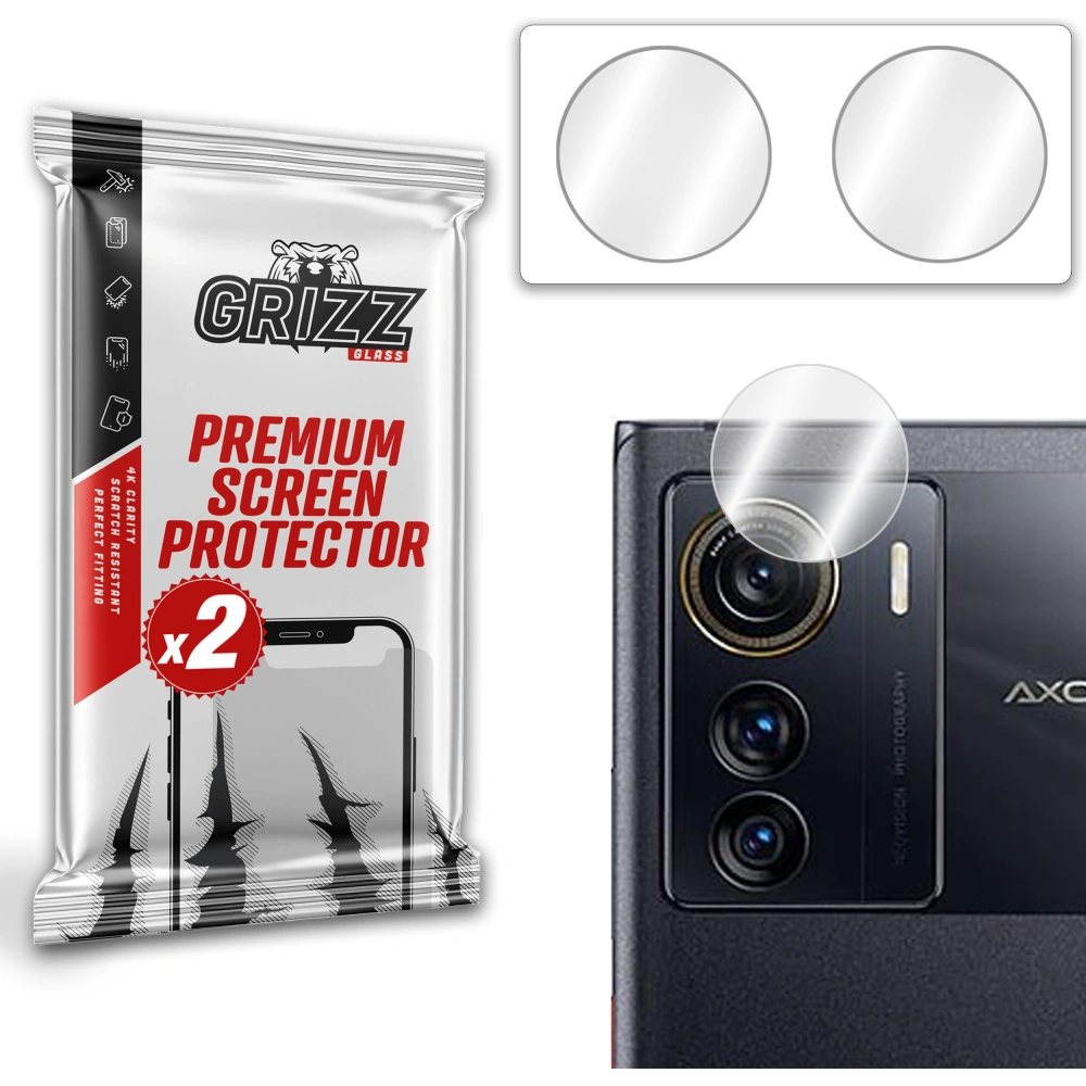 Szkło na aparat GrizzGlass HybridGlass Camera do ZTE Axon 50 Ultra