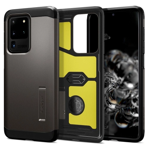 Kup Etui Spigen Tough Armor Samsung Galaxy S20 Ultra Fegyverfém - SPN551GNM - {ean13} - Sklep Home Screen