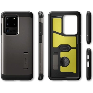 Kup Etui Spigen Tough Armor Samsung Galaxy S20 Ultra Gunmetal - SPN551GNM - {ean13} - Sklep Home Screen