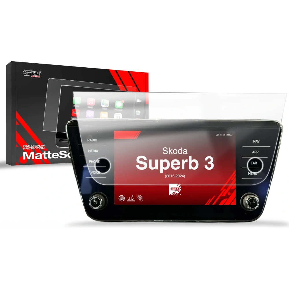 Folia matowa GrizzGlass CarDisplay Protection do Skoda Superb 3 8" Amundsen/Bolero (2015-2024)