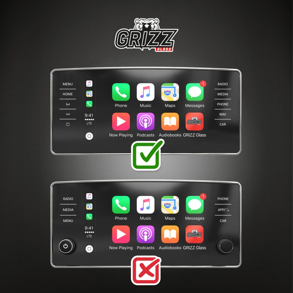 Folia matowa GrizzGlass CarDisplay Protection do Skoda Fabia 4 9,2" Amundsen 2021-2023