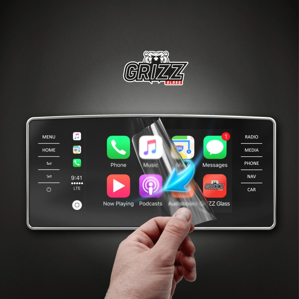Folia matowa GrizzGlass CarDisplay Protection do Skoda Fabia 4 9,2" Amundsen 2021-2023