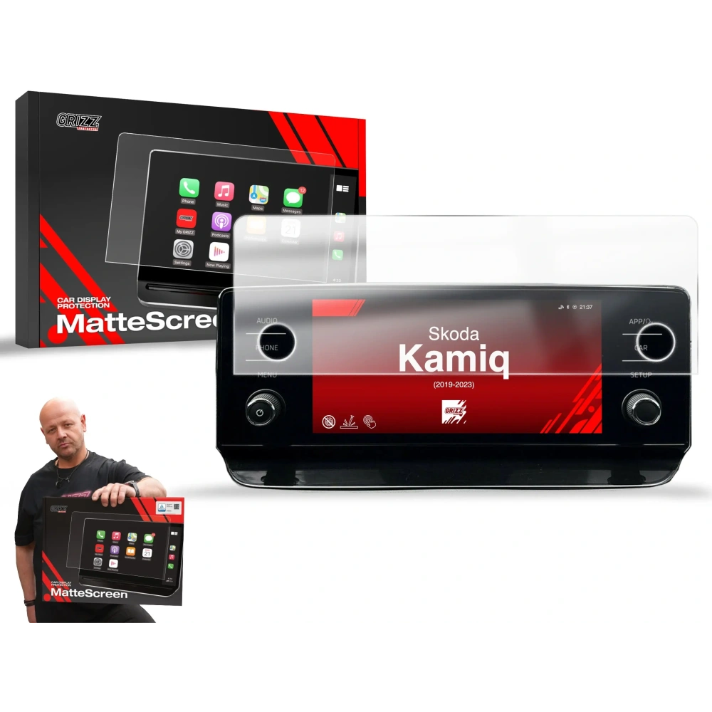 Folia matowa GrizzGlass CarDisplay Protection do Skoda Kamiq 8" Bolero (2019-2023)