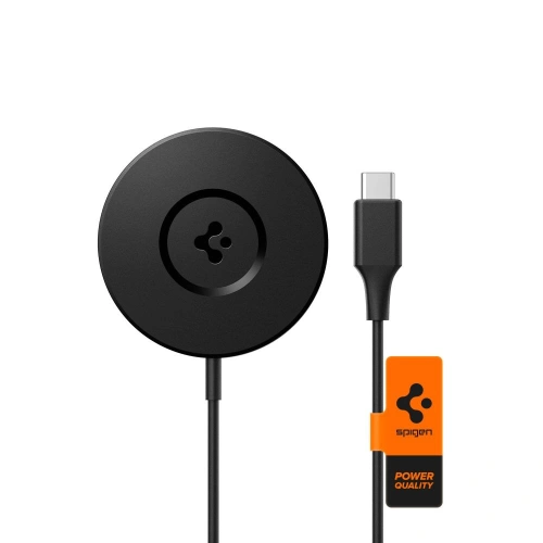 Kup Vezeték nélküli töltő Spigen PF2102 ArcField Magnetic MagSafe Wireless Charger Fekete - SPN2892 - {ean13} - Sklep Home Screen