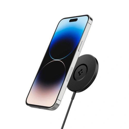 Kup Vezeték nélküli töltő Spigen PF2102 ArcField Magnetic MagSafe Wireless Charger Fekete - SPN2892 - {ean13} - Sklep Home Screen