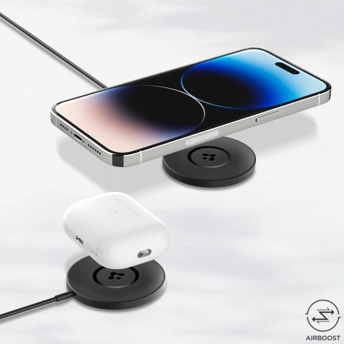 Kup Ładowarka bezprzewodowa Spigen PF2102 ArcField Magnetic MagSafe Wireless Charger Black - SPN2892 - {ean13} - Sklep Home Screen