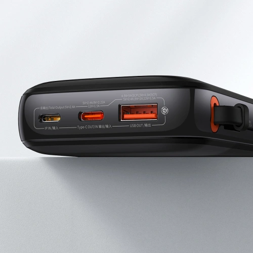 Kup Baseus Powerbank Qpow Pro 10000mAh 20W Overseas Edition + USB-C 3A Kabel - schwarz - BSU4362 - {ean13} - Sklep Home Screen