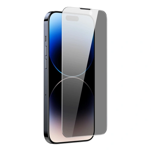Buy Baseus Privacy 0.3mm Glass Apple iPhone 14 Pro Max + mounting frame - BSU4363 - {ean13} - Home Screen Store Europe