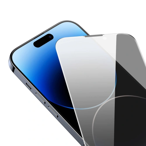 Buy Baseus Privacy 0.3mm Glass Apple iPhone 14 Pro Max + mounting frame - BSU4363 - {ean13} - Home Screen Store Europe