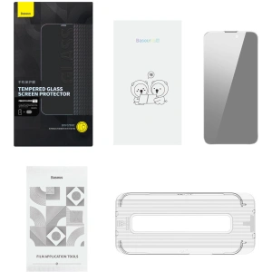 Kup Baseus 0.3mm Apple Gehärtetes Glas Privacy Glass iPhone 14 Pro + Montagerahmen - BSU4364 - {ean13} - Sklep Home Screen