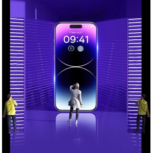 Kup Szkło hartowane Baseus Privacy 0.3mm Glass Apple iPhone 14 Pro + ramka montażowa - BSU4364 - {ean13} - Sklep Home Screen
