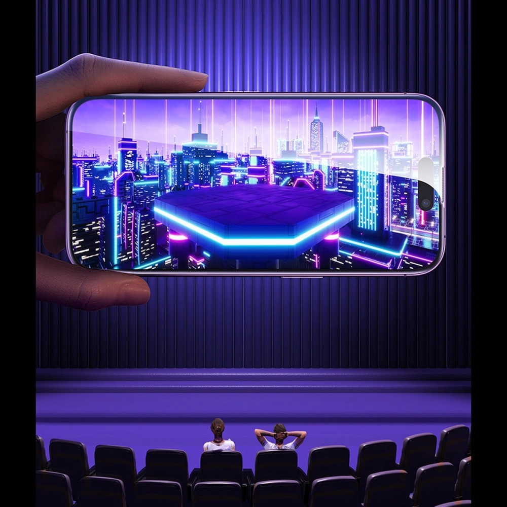 Szkło hartowane Baseus Privacy 0.3mm Glass Apple iPhone 14 Pro + ramka montażowa