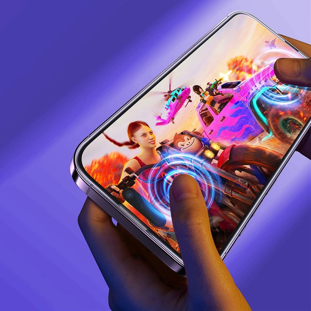 Szkło hartowane Baseus Privacy 0.3mm Glass Apple iPhone 14 Pro + ramka montażowa