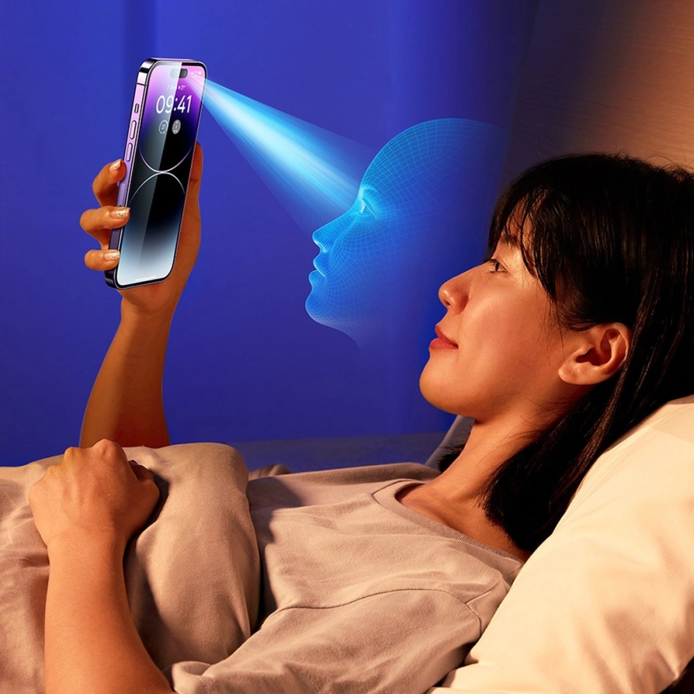 Szkło hartowane Baseus Privacy 0.3mm Glass Apple iPhone 14 Pro + ramka montażowa