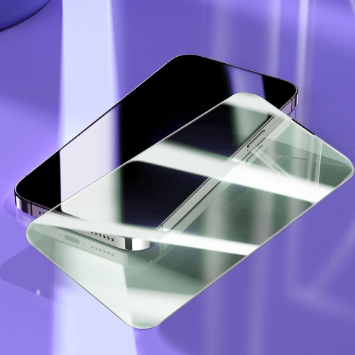Kup Szkło hartowane Baseus Anti Blue Light 0.3mm Glass Apple iPhone 14 Pro Max z filtrem przeciwpyłowym + ramka montażowa - BSU4365 - {ean13} - Sklep Home Screen