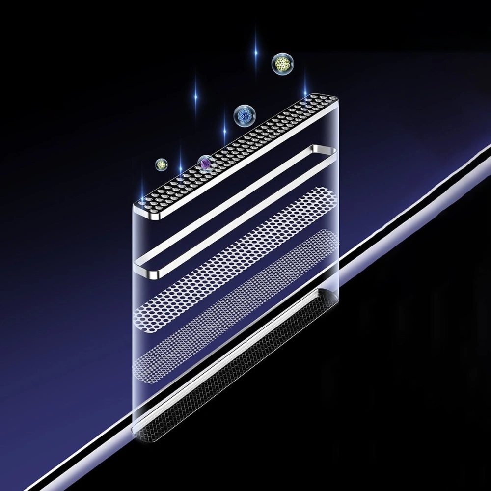 Szkło hartowane Baseus Anti Blue Light 0.3mm Glass Apple iPhone 14 Pro Max z filtrem przeciwpyłowym + ramka montażowa