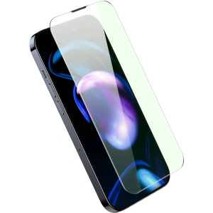 Kup Szkło hartowane Baseus Anti Blue Light 0.3mm Glass Apple iPhone 14 Pro z filtrem przeciwpyłowym + ramka montażowa - BSU4366 - {ean13} - Sklep Home Screen