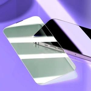 Kup Szkło hartowane Baseus Anti Blue Light 0.3mm Glass Apple iPhone 14 Pro z filtrem przeciwpyłowym + ramka montażowa - BSU4366 - {ean13} - Sklep Home Screen