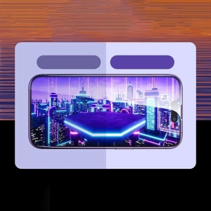 Kup Szkło hartowane Baseus Anti Blue Light 0.3mm Glass Apple iPhone 14 Pro z filtrem przeciwpyłowym + ramka montażowa - BSU4366 - {ean13} - Sklep Home Screen