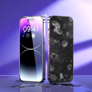 Kup Szkło hartowane Baseus Anti Blue Light 0.3mm Glass Apple iPhone 14 Pro z filtrem przeciwpyłowym + ramka montażowa - BSU4366 - {ean13} - Sklep Home Screen
