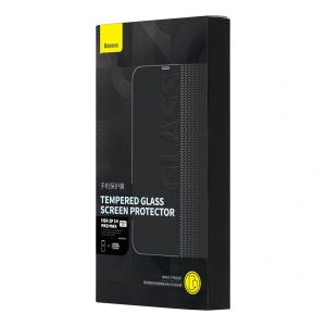 Kup Tvrzené sklo Baseus 0.3mm Glass Apple iPhone 14 Pro Max s filtrem proti prachu + montážní rámeček - BSU4367 - {ean13} - Sklep Home Screen