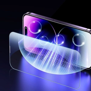 Kup Tvrzené sklo Baseus 0.3mm Glass Apple iPhone 14 Pro Max s filtrem proti prachu + montážní rámeček - BSU4367 - {ean13} - Sklep Home Screen