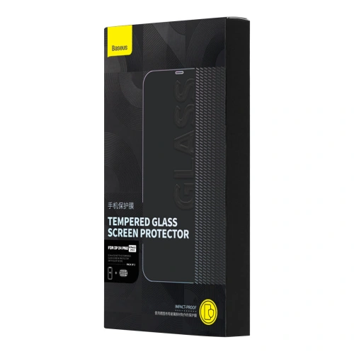 Kup Sticlă securizată Baseus 0.3mm Glass Apple iPhone 14 Pro cu filtru anti-praf + cadru de montare - BSU4368 - {ean13} - Sklep Home Screen