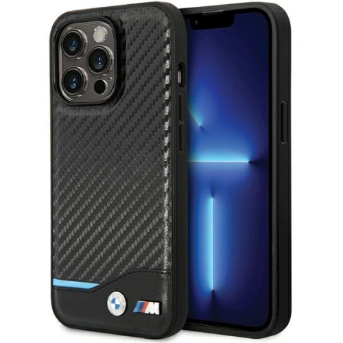 Kup BMW Apple Tasche BMHCP13X22NBCK iPhone 13 Pro Max schwarz/schwarz Hardcase Leder Carbon - BMW475 - {ean13} - Sklep Home Screen