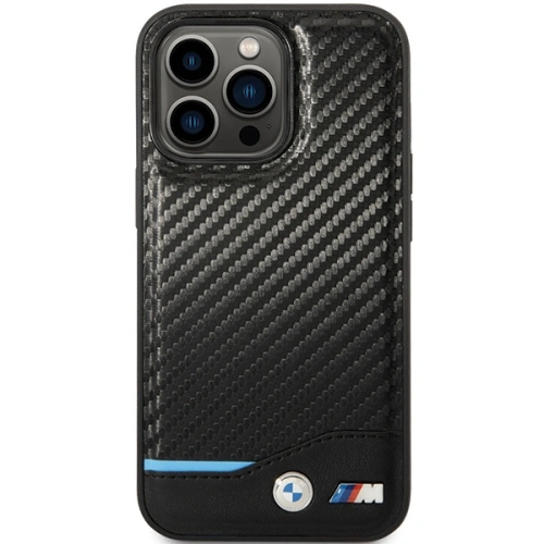 Kup BMW Apple Tasche BMHCP13X22NBCK iPhone 13 Pro Max schwarz/schwarz Hardcase Leder Carbon - BMW475 - {ean13} - Sklep Home Screen