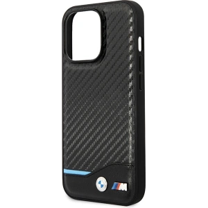 Buy BMW BMHCP13X22NBCK Apple iPhone 13 Pro Max black hardcase Leather Carbon - BMW475 - {ean13} - Home Screen Store Europe