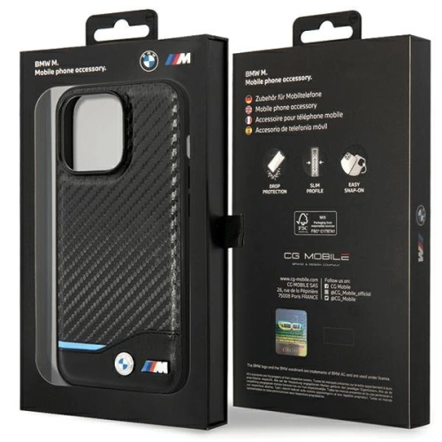 Kup Etui BMW BMHCP13X22NBCK Apple iPhone 13 Pro Max černý/black hardcase Leather Carbon - BMW475 - {ean13} - Sklep Home Screen