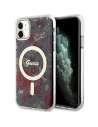 Buy Guess GUHMN61HCFWSA Apple iPhone 11/XR khaki hardcase Flower MagSafe - GUE2619 - {ean13} - Home Screen Store Europe