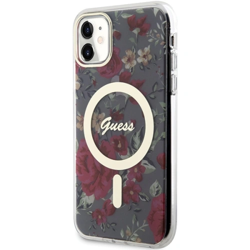 Kup Etui Guess GUHMN61HCFWSA Apple iPhone 11/XR zelené/khaki hardcase Flower MagSafe - GUE2619 - {ean13} - Sklep Home Screen