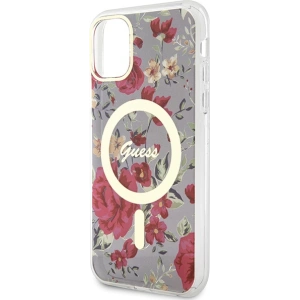 Kup Guess Apple Tasche GUHMN61HCFWSA iPhone 11/XR grün/khaki Hartschale Flower MagSafe - GUE2619 - {ean13} - Sklep Home Screen