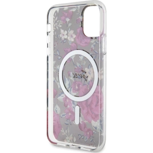 Kup Etui Guess GUHMN61HCFWSA Apple iPhone 11/XR verde/khaki hardcase Flower MagSafe - GUE2619 - {ean13} - Sklep Home Screen