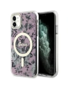 Guess GUHMN61HCFWSP Apple iPhone 11/XR pink hardcase Flower MagSafe