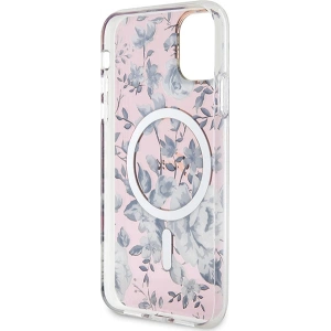 Kup Guess Apple Tasche GUHMN61HCFWSP iPhone 11/XR rosa/rosa Hartschalenetui Flower MagSafe - GUE2620 - {ean13} - Sklep Home Screen