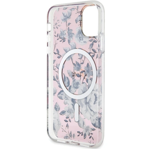 Kup Etui Guess GUHMN61HCFWSP Apple iPhone 11/XR růžový/pink hardcase Flower MagSafe - GUE2620 - {ean13} - Sklep Home Screen
