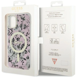 Kup Guess Apple Tasche GUHMN61HCFWSP iPhone 11/XR rosa/rosa Hartschalenetui Flower MagSafe - GUE2620 - {ean13} - Sklep Home Screen