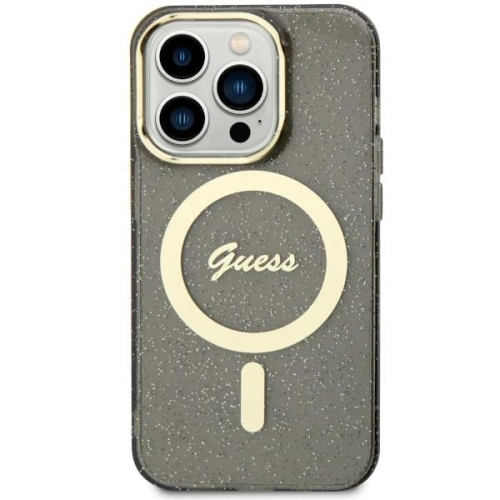 Kup Guess Apple Tasche GUHMN61HCMCGK iPhone 11/XR schwarz/schwarz Hardcase Glitter Gold MagSafe - GUE2621 - {ean13} - Sklep Home Screen