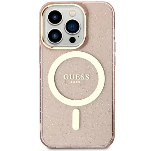 Kup Etui Guess GUHMN61HCMCGP Apple iPhone 11/XR roz cu auriu strălucitor MagSafe - GUE2622 - {ean13} - Sklep Home Screen