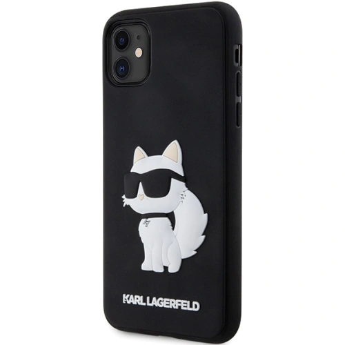 Buy Karl Lagerfeld KLHCN613DRKHNK Apple iPhone 11/XR black hardcase Rubber Choupette 3D - KLD1587 - {ean13} - Home Screen Store Europe