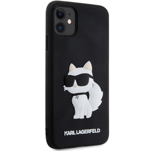 Buy Karl Lagerfeld KLHCN613DRKHNK Apple iPhone 11/XR black hardcase Rubber Choupette 3D - KLD1587 - {ean13} - Home Screen Store Europe