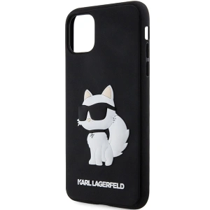 Kup Etui Karl Lagerfeld KLHCN613DRKHNK Apple iPhone 11/XR czarny/black hardcase Rubber Choupette 3D - KLD1587 - {ean13} - Sklep Home Screen